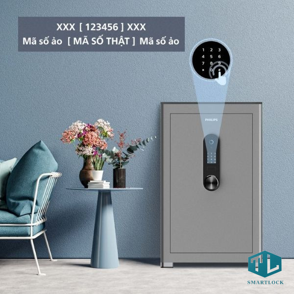 Két Sắt Thông Minh Philips SBX601-6B0 84kg 24 Két sắt thông minh Philips SBX601-6B0 nặng 84kg