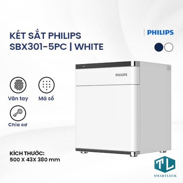Két sắt thông minh Philips SBX301-5PC 36 kg