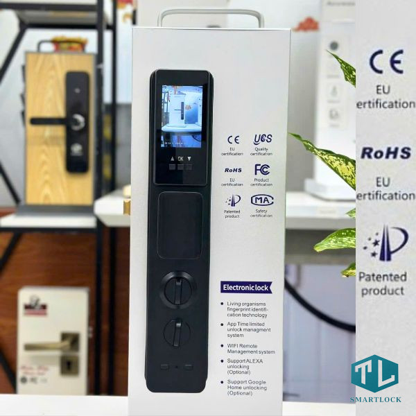Khóa Vân Tay TLFD01 Nhận Diện Gương Mặt Face ID 3D, Vân Tay, TTLOCK 13 Khóa vân tay TLFD01 nhận diện khuôn mặt Face ID 3D, vân tay sinh trắc học, mã số, thẻ từ và chìa khóa cơ