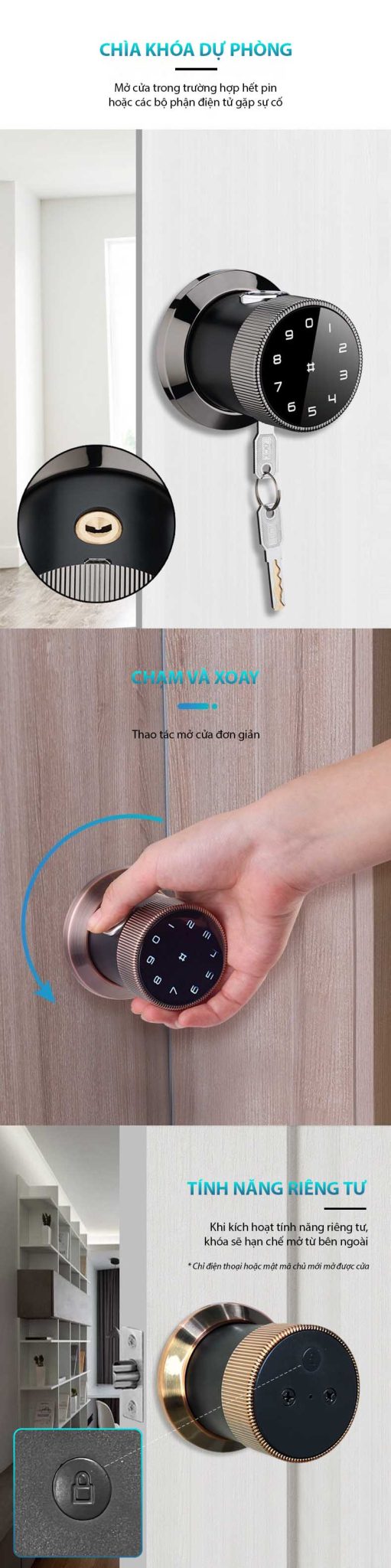 Khóa Vân Tay Cửa Gỗ Laffer B12 12 Khoa van tay cua go Laffer B12 4 511x2048 1