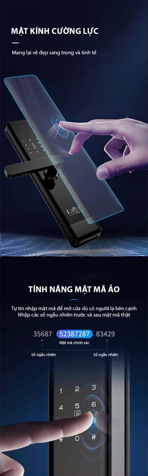 Khóa Vân Tay Cửa Gỗ Laffer LC02 12 Khoa van tay cua go Laffer LC02 3 478x1536 1