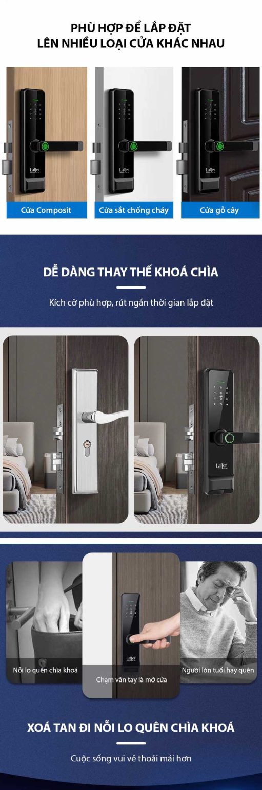 Khoa van tay cua go Laffer LX03 2