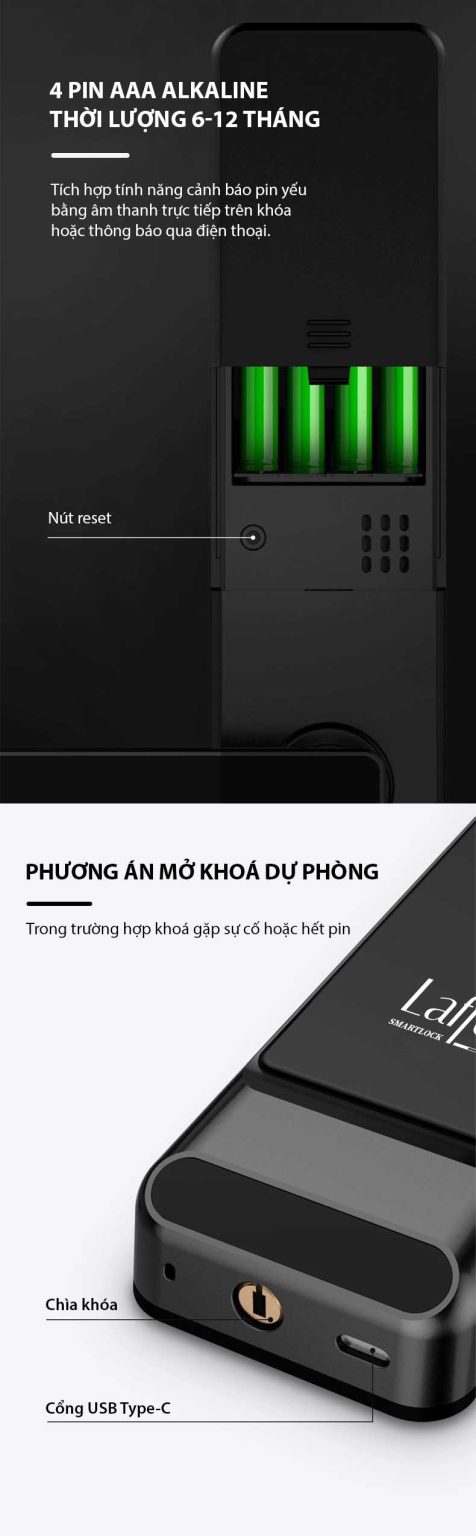 Khoa van tay cua go Laffer LX03 7