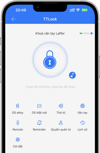 Khóa Vân Tay Laffer Chính Hãng Công Nghệ Đức Bảo Hành 3 Năm 131 TTLock Laffer 1 e1706876411255