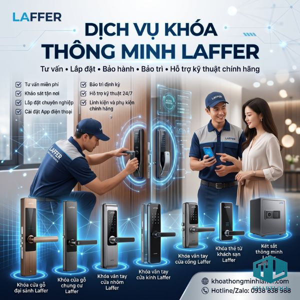 Dịch Vụ Bảo Trì Khóa Vân Tay Định Kỳ Khóa Vân Tay Laffer