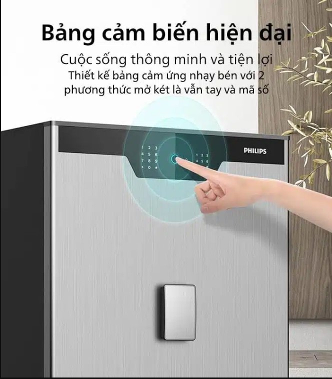 Két sắt thông minh Philips SBX702-CBX chính hãng