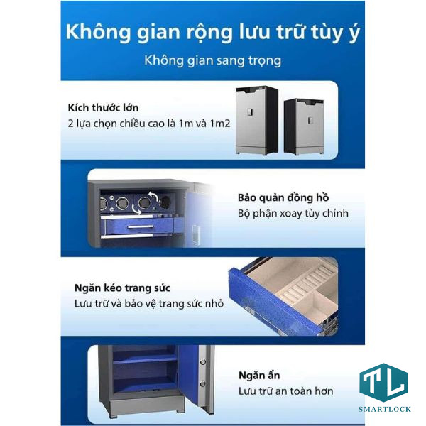 Két sắt thông minh Philips SBX702-CBX chính hãng