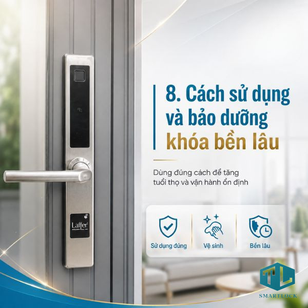 Khóa vân tay Quận 1 – Giải pháp an ninh hiện đại cho nhà ở và văn phòng 8 Khóa vân tay Quận 1 chính hãng