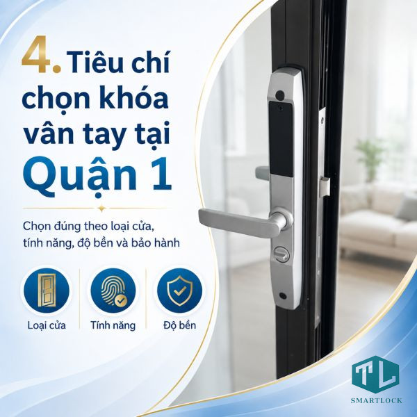 Khóa vân tay Quận 1 – Giải pháp an ninh hiện đại cho nhà ở và văn phòng 4 Khóa vân tay Quận 1 chính hãng