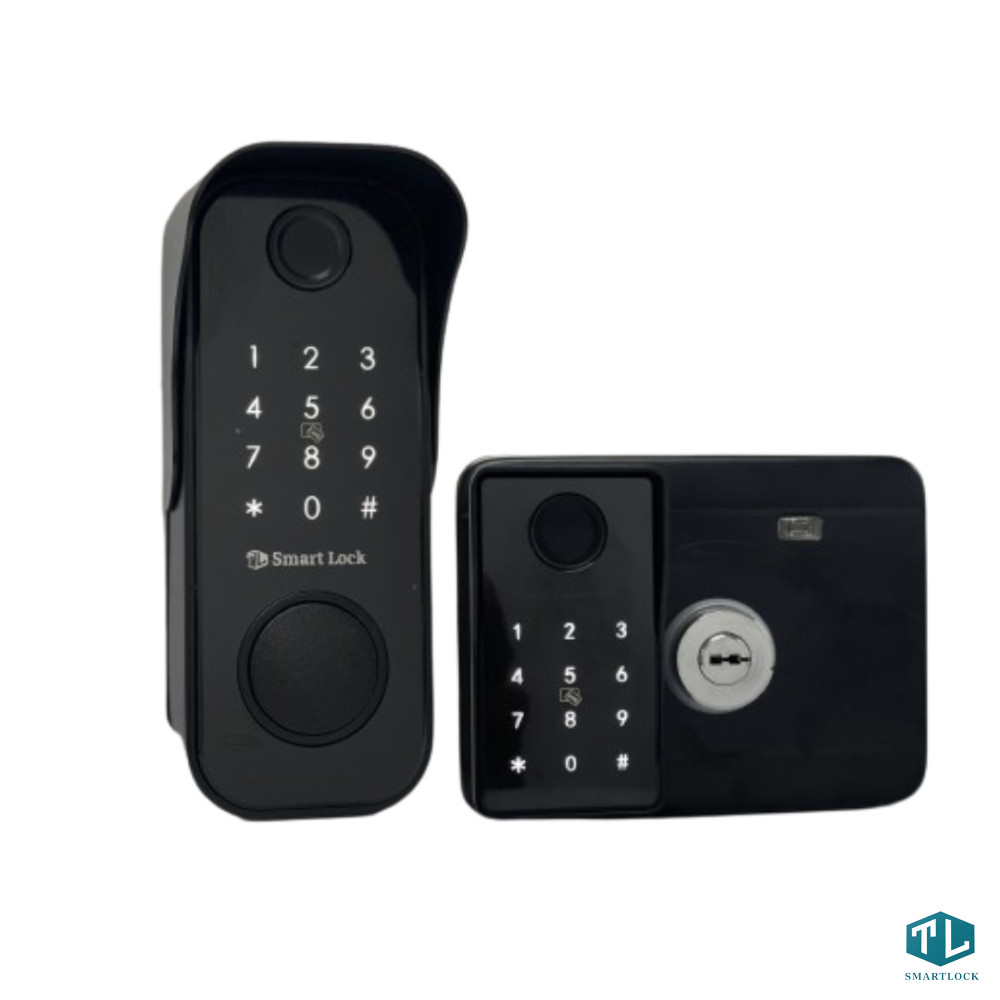 KHÓA VÂN TAY CỬA CỔNG 2 MẶT TL27