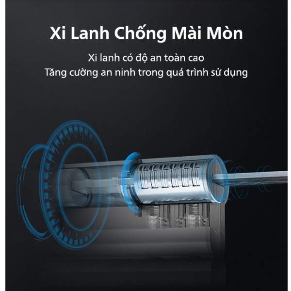Khóa vân tay cửa gỗ Kaadas M7-W chính hãng