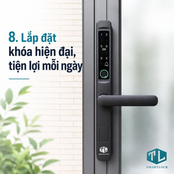 Khóa vân tay Gò Vấp – Chọn đúng loại khóa cho nhà ở, căn hộ và cửa hàng 8 Khóa thông minh Laffer chính hãng tại Việt Nam chuyên cung cấp khóa vân tay Gò Vấp