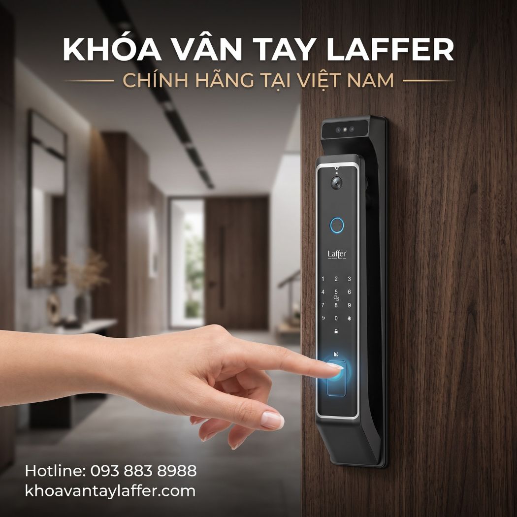 Sản phẩm Khóa vân tay Laffer chính hãng tại Việt Nam