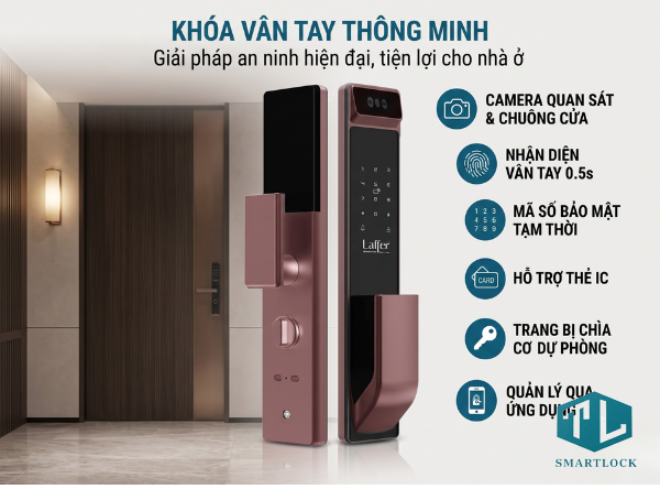 Khóa vân tay thông minh – Giải pháp an ninh hiện đại, tiện lợi cho nhà ở 1 Khóa vân tay thông minh - Giải pháp an ninh hiện đại, tiện lợi nhà ở