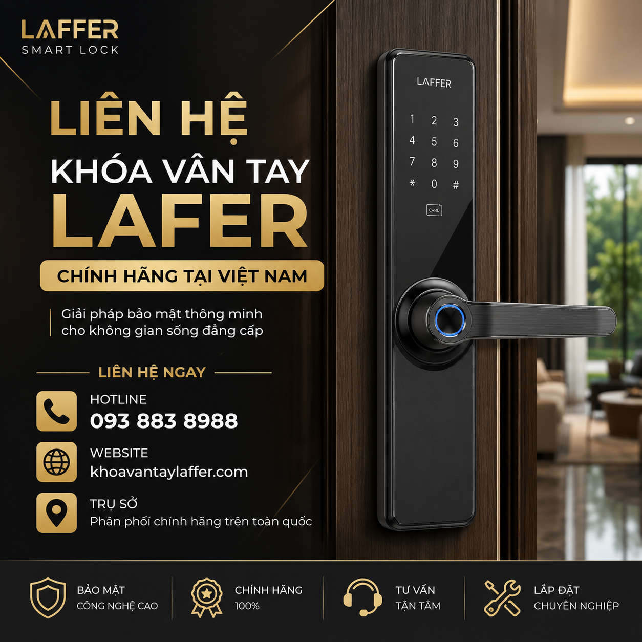 Liên hệ 1 Liên hệ Khoa Vân Tay Laffer chính hãng tại Việt Nam khi có nhu cầu