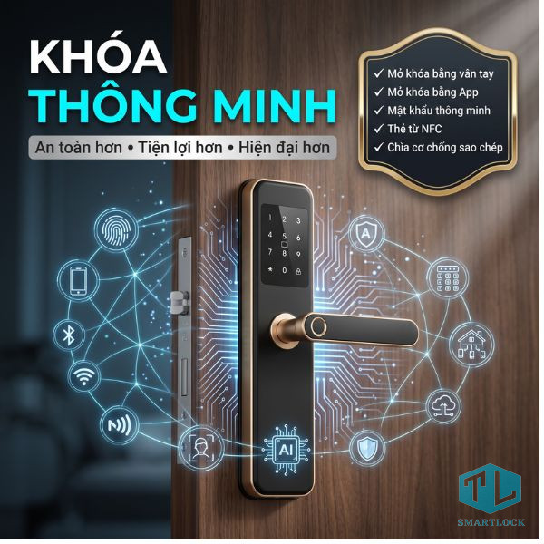 Khóa thông minh là gì? Có nên thay khóa cơ truyền thống không?