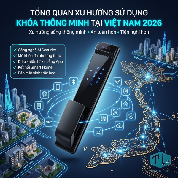 Xu hướng sử dụng khóa thông minh tại Việt Nam mới nhất